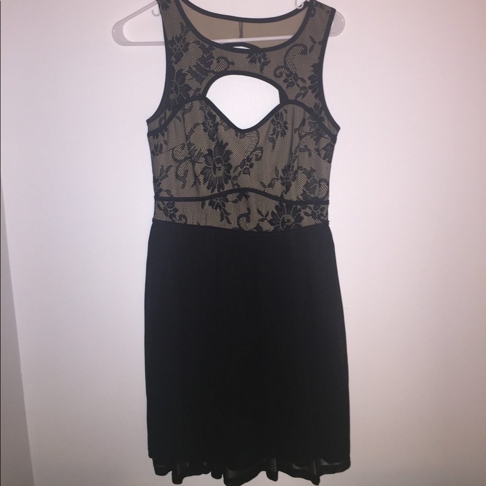 Black Sheer Party Dress