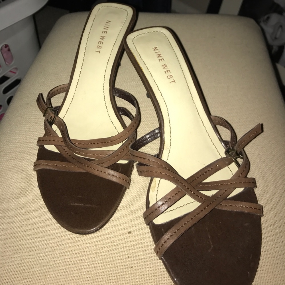 Nine West brown sandals