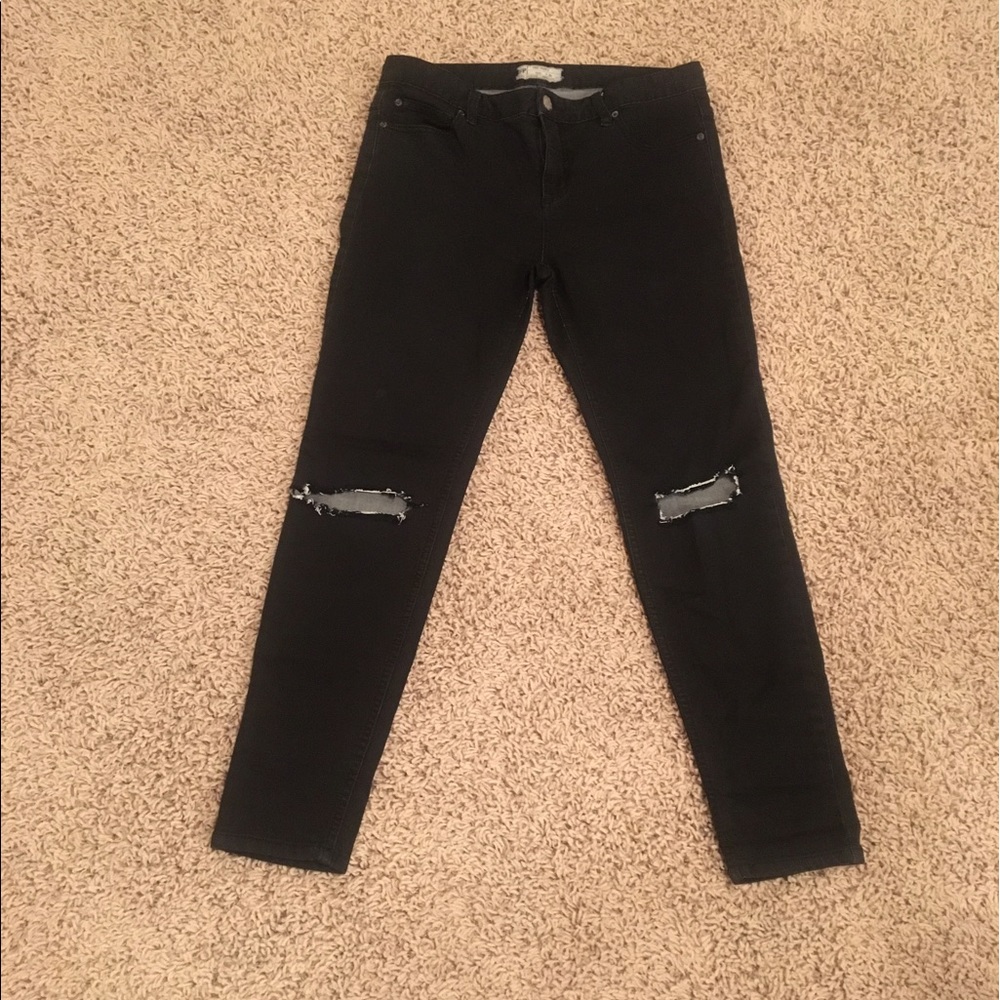 Free people stretchy skinny jeans