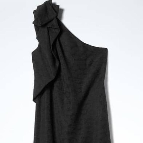 Banana Republic One Shoulder Bow Dress - Picture 5 of 6