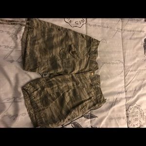 Armani Exchange Camo shorts size 2