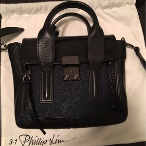 3.1 Phillip Lim Mini Pashli Satchel in Navy/Black