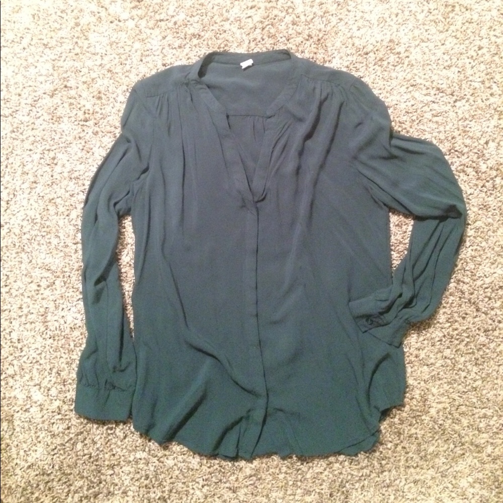 Forrest Green Button down top