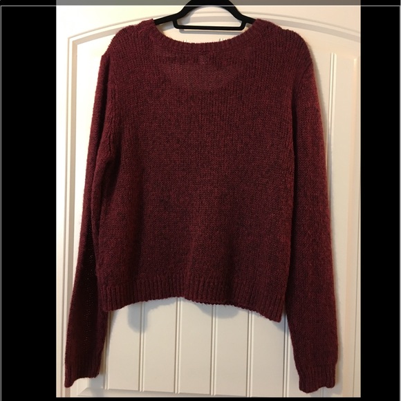 H&M Sweaters - H&M Maroon Knit Sweater H&M Sweaters - H&M Maroon Knit Sweater
