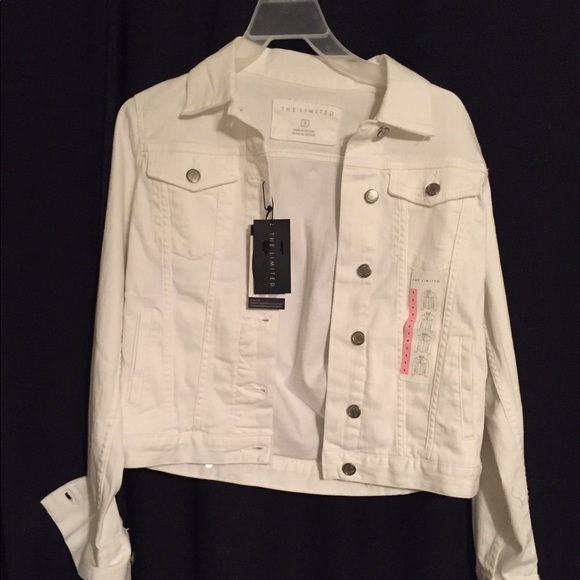 White stretch denim jacket - Picture 1 of 2