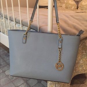 Michael Kors pastel blue purse