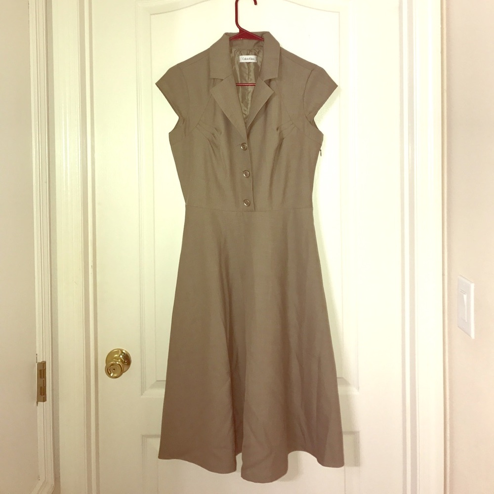 Calvin Klein dress (size 2 khaki): FINAL PRICE