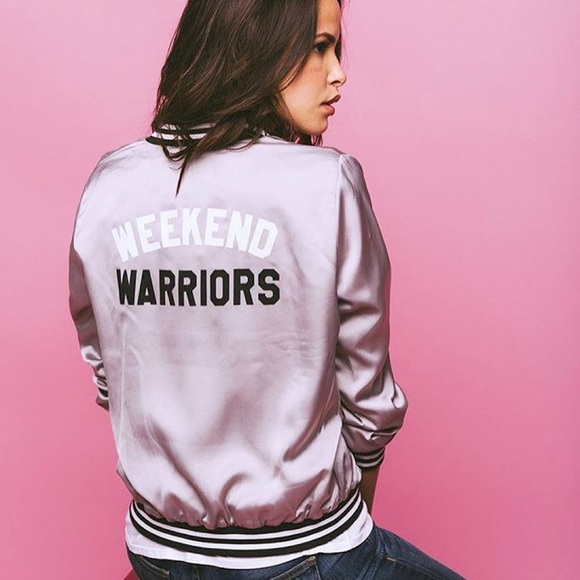 Weekend Warriors Varsity Bomber Jacket - Picture 2 of 5
