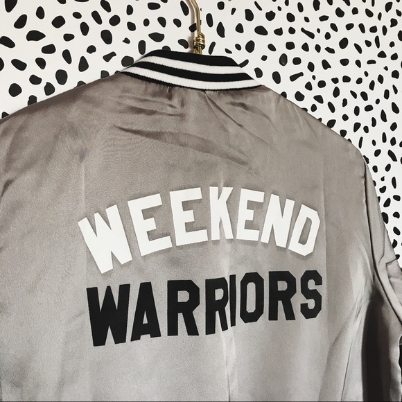 Weekend Warriors Varsity Bomber Jacket - Picture 5 of 5