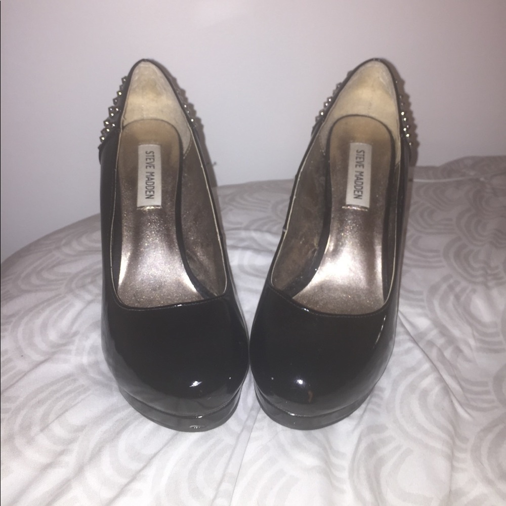 Black Studded Heels