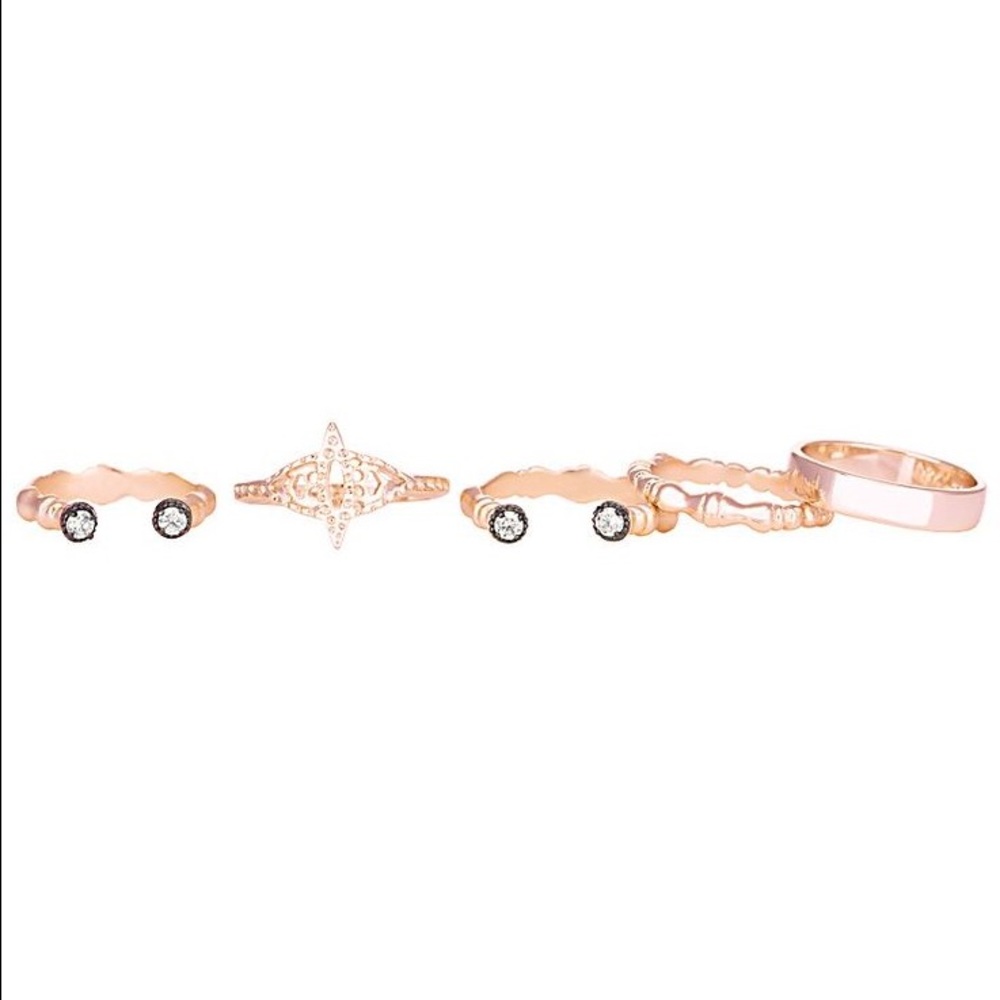 Kendra Scott Midi Ring set (Rose gold)