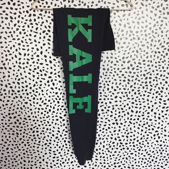 Navy “Kale” Leggings - Picture 3 of 3