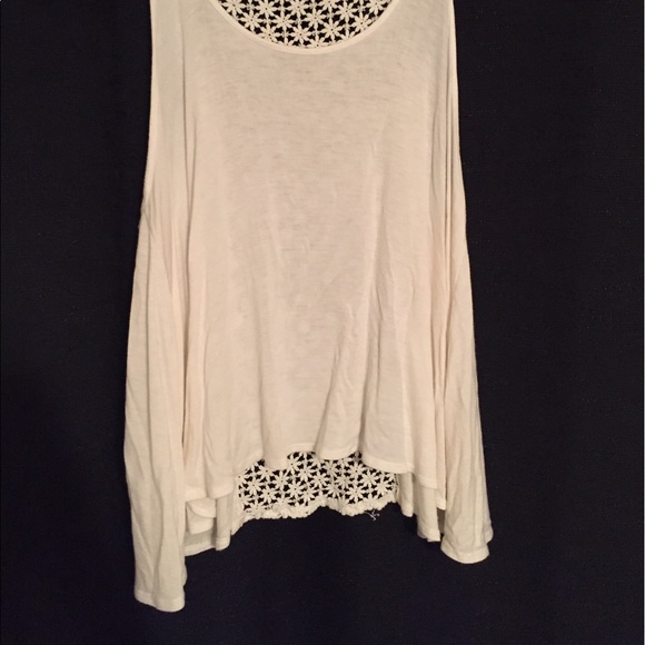 Double strap off white casual tank - Picture 2 of 4