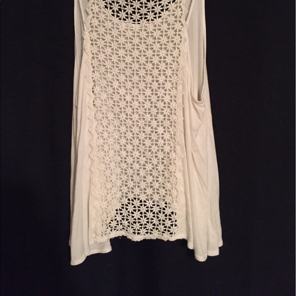Double strap off white casual tank - Picture 4 of 4