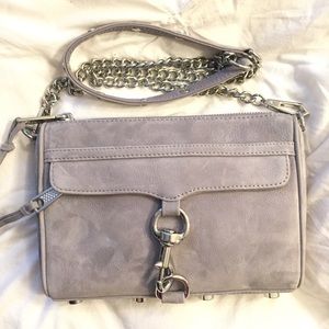 NEW Rebecca Minkoff Nubuck Mini Mac Crossbody