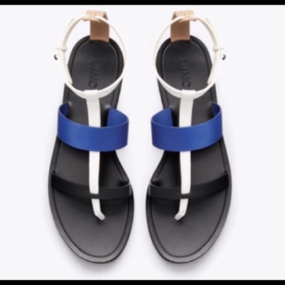VINCE Crete leather gladiator sandals NWOT