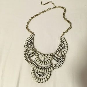 White fashion necklace