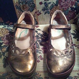 NAOT bronze size 37 bronze mary jane shoes