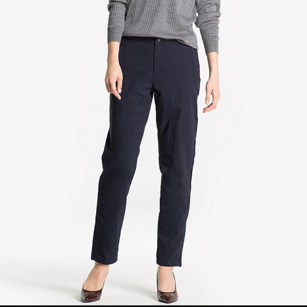 uniqlo women's blocktech warm lined slim fit pants