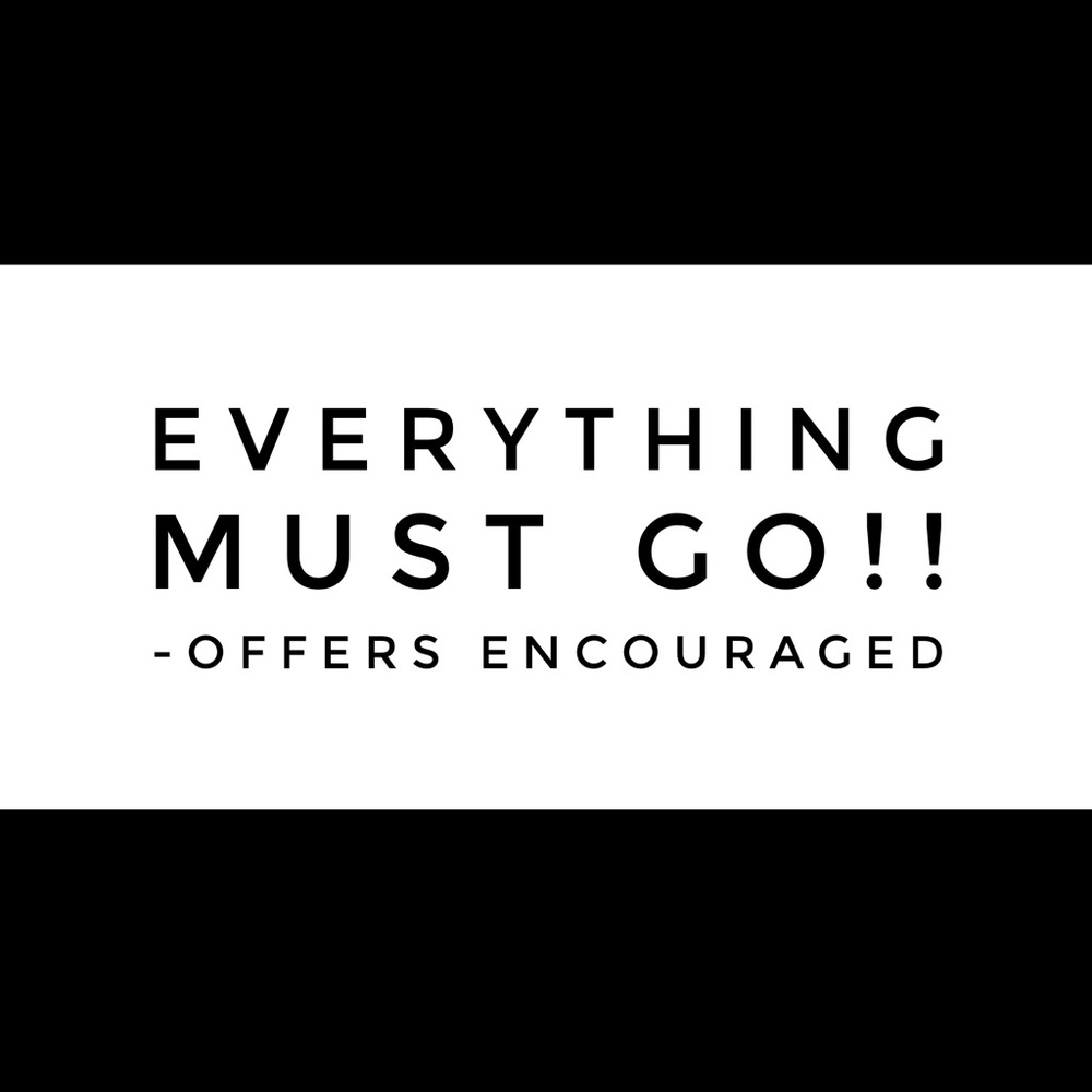 Closet purge! Offers welcome!