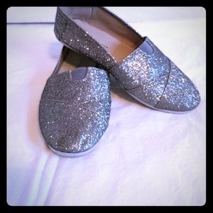 Sparkly flats size 8