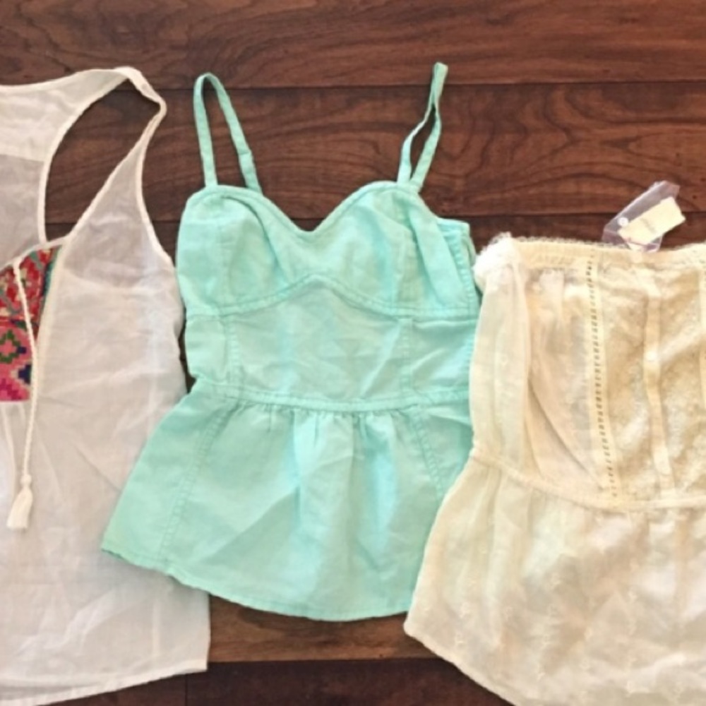 Light blue aerie tank