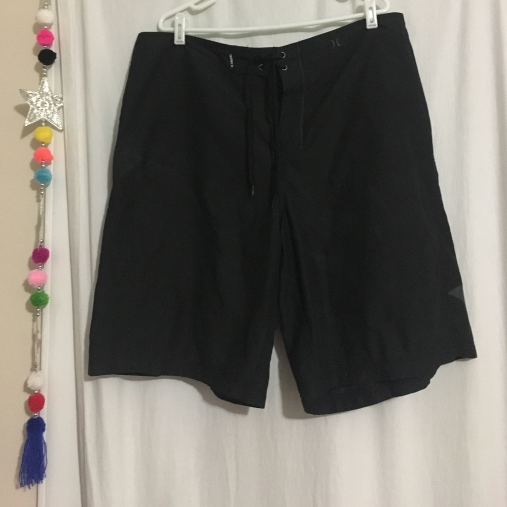 Hurley board shorts in black