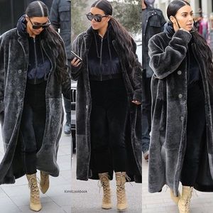 Kim k inspired black velvet suit