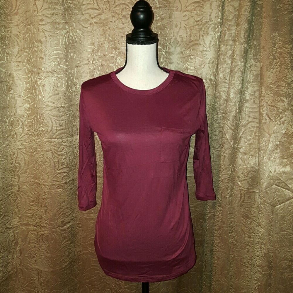 NWT long sleeve blouse - Maroon