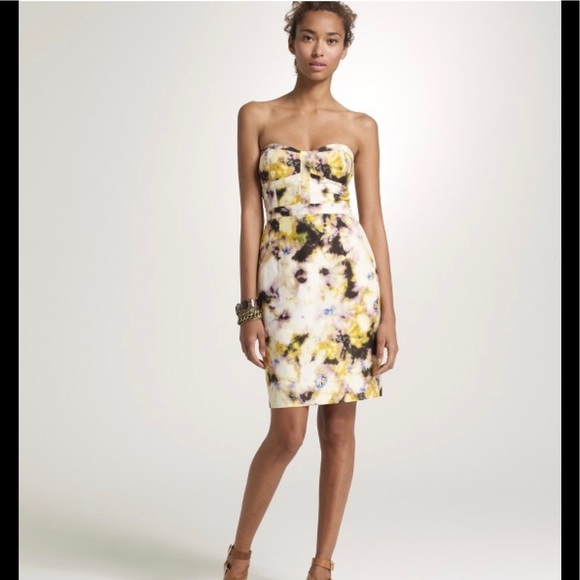 J. Crew Dresses & Skirts - J. Crew Fleurette Bustier Dress Sz. 6. CUTE