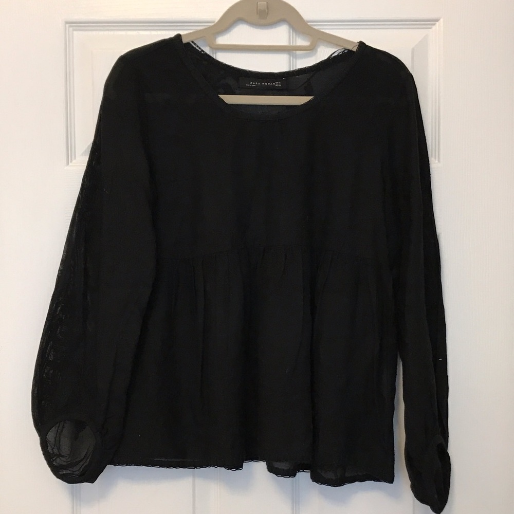 Zara Peasant Blouse