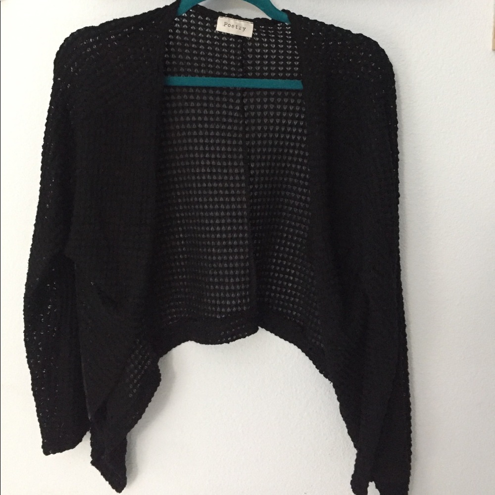 ADORABLE BLACK CARDIGAN