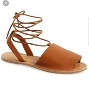 Topshop "Holly" laceup sandals