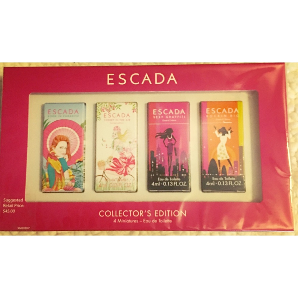 New Escada Collectors Edition Perfume set