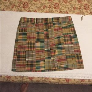 Short Ann Taylor Loft plaid skirt size 12