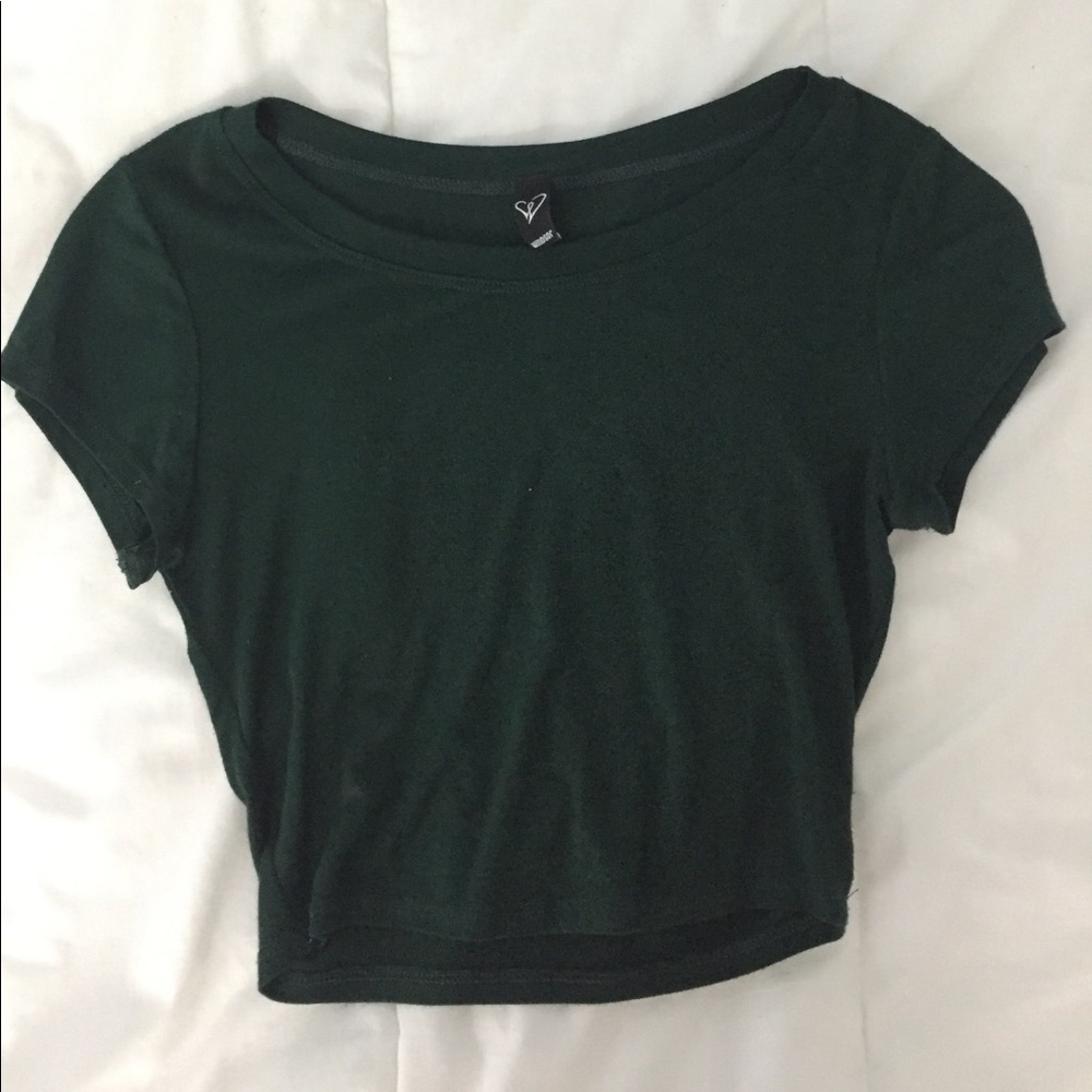 WINDSOR GREEN CROP TOP!