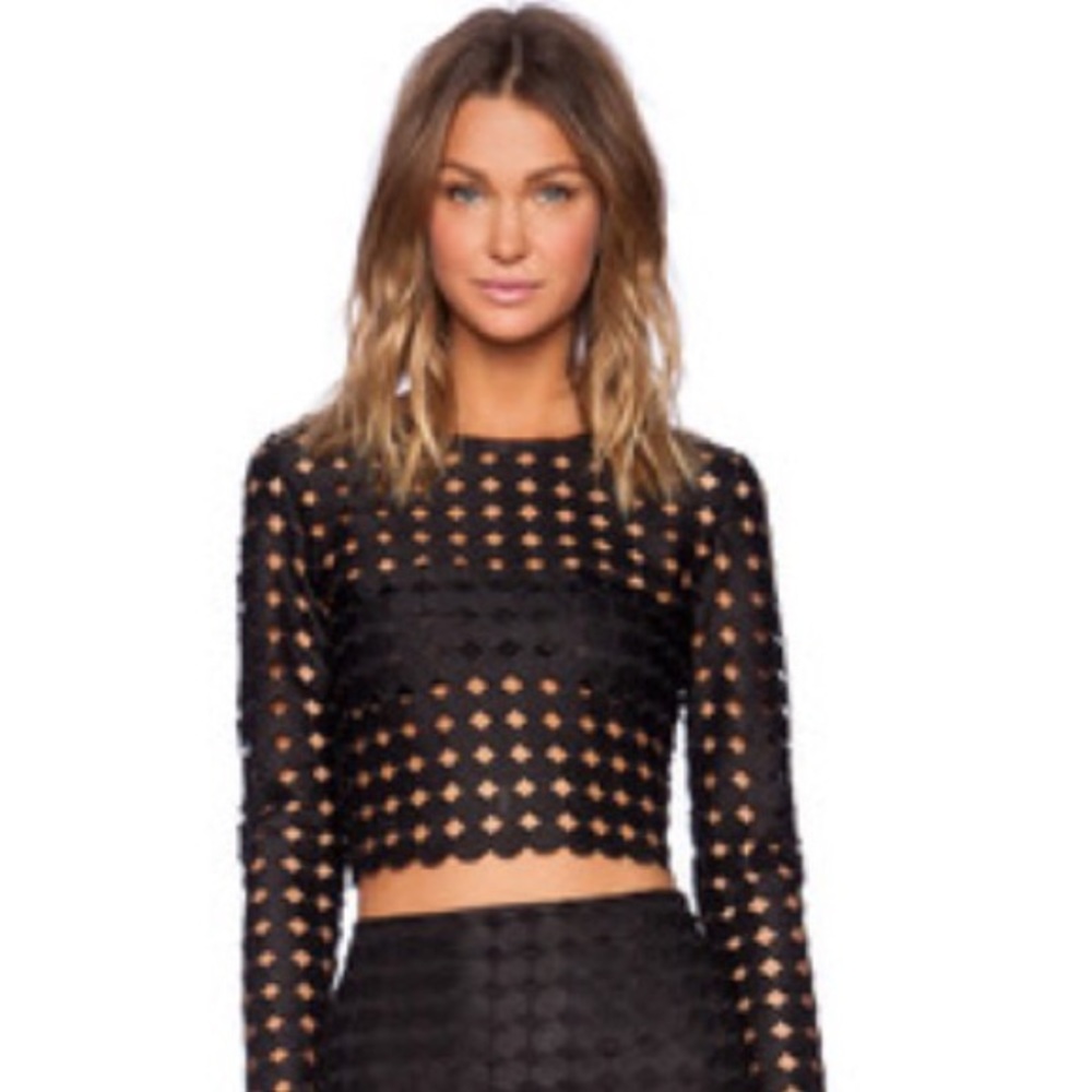 Frederick Long Sleeve Crop Top