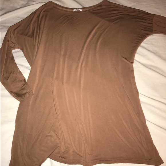 Dresses & Skirts - Brown Flowy Tshirt Dress