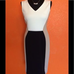 Maggy London Color Block Dress