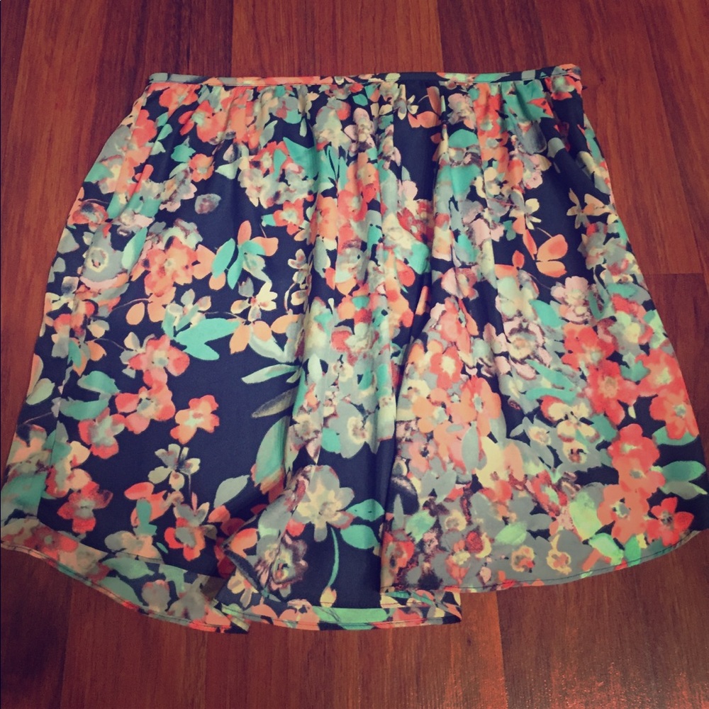 Lauren Conrad Floral Skirt