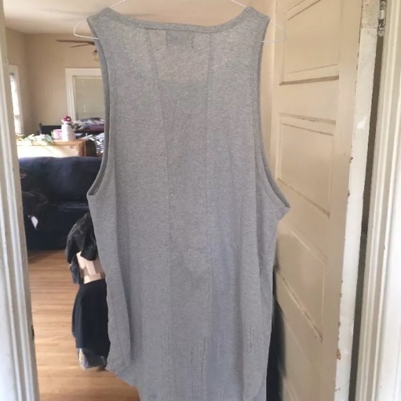 Other uk distressed Heather grey tank vest - Picture 4 of 5