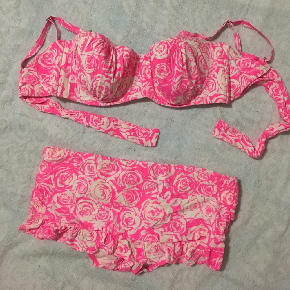 pink and white floral bikini 👙 brand new!