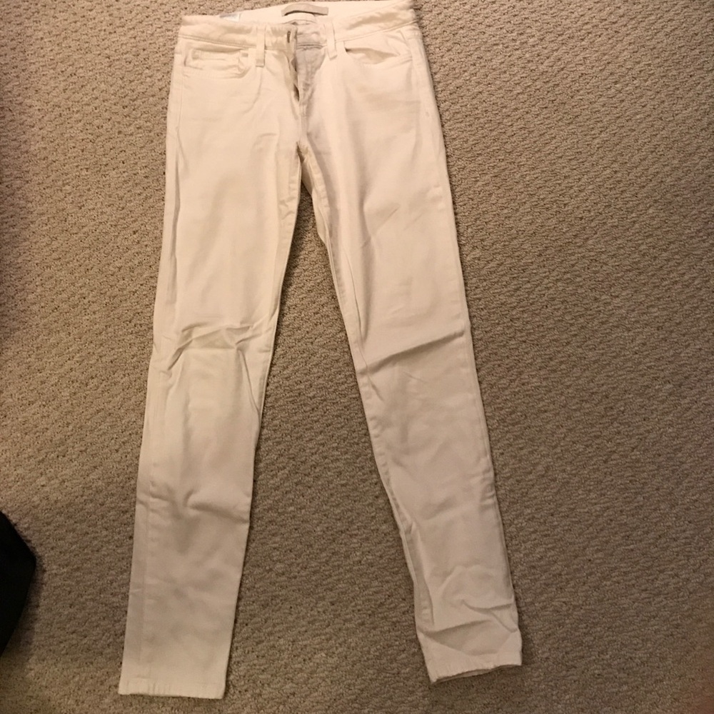 Joe's white skinny jeans