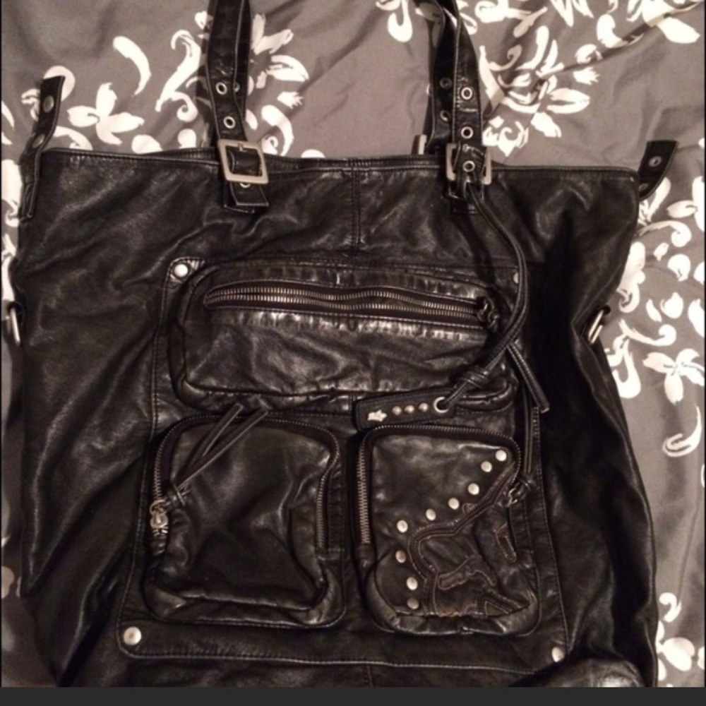 Fox messenger tote