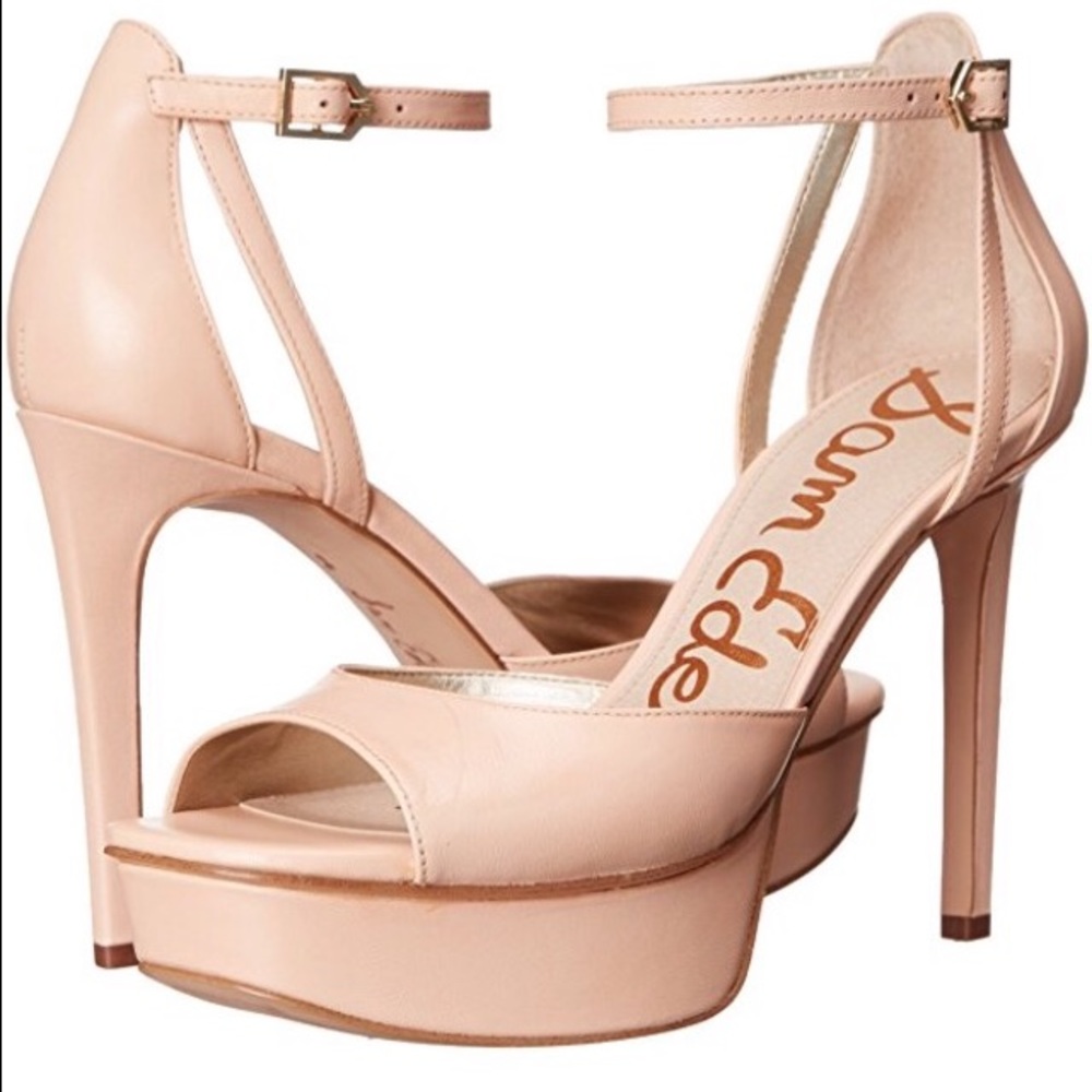 SALE 🇺🇸♥️ Sam Edelman Nude Platform Sandals 🤗🔥
