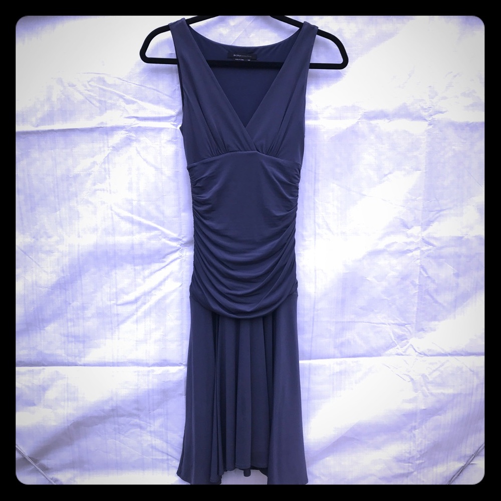 Sexy BCBGMAXAZRIA XS Gray Bodycon Fitted Dress