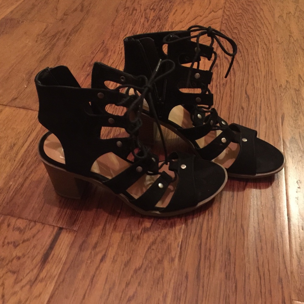 Target Tie Up Heels