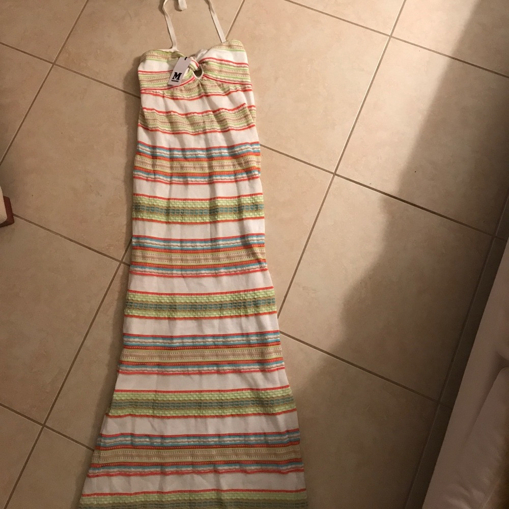 M by Missoni beautiful bnwt sz 42 halter maxi