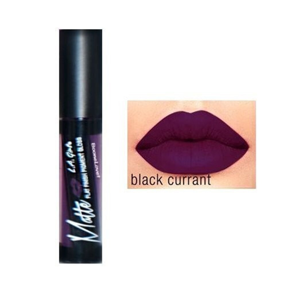La girl Matte Liquid Lipstick BLACK CURRENT