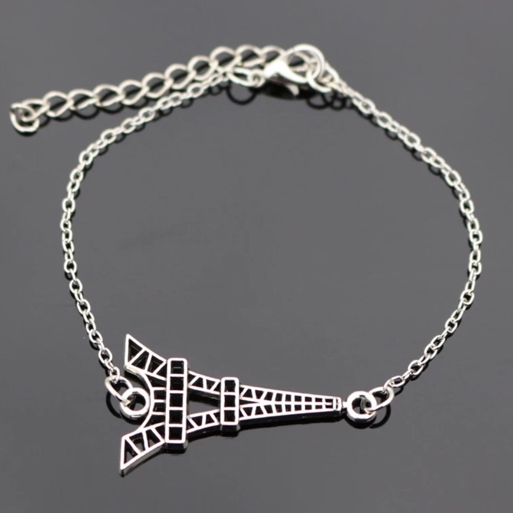 SILVER PLATED EIFFEL BRACELET